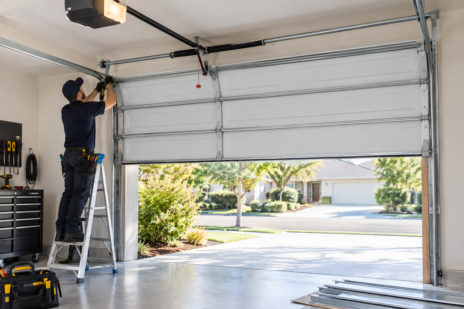 Garage door installation and replacement service in Tampa, FL